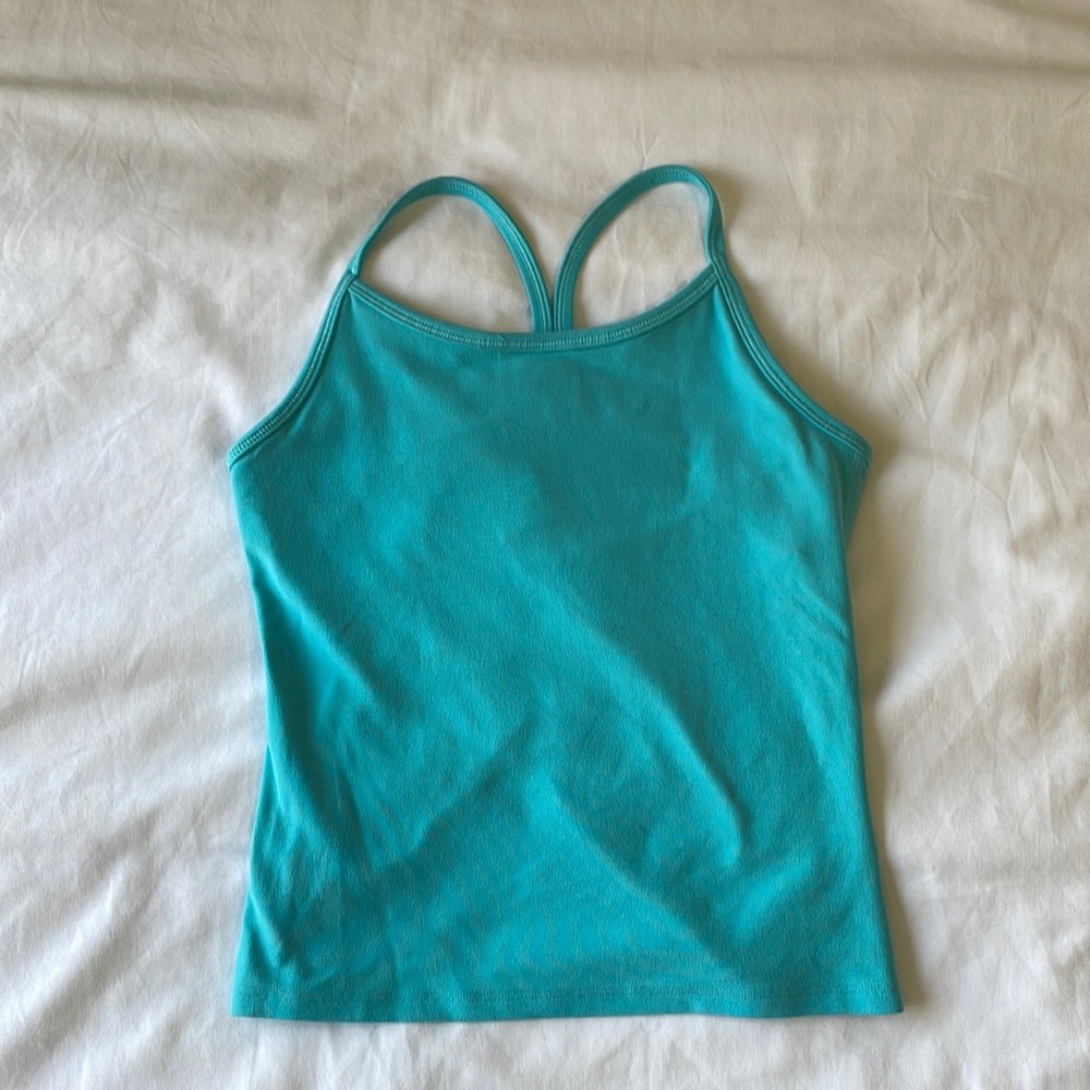 Teal Ivivva (Lululemon kids) cropped tank